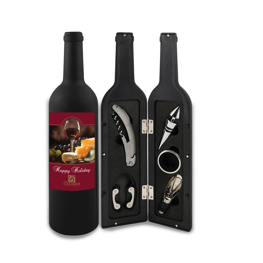 Occasion Gallery®  Five Piece Black Executive Wine Set