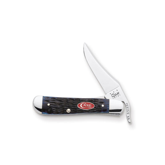 Case Navy Blue with Red Shield RussLock Knife