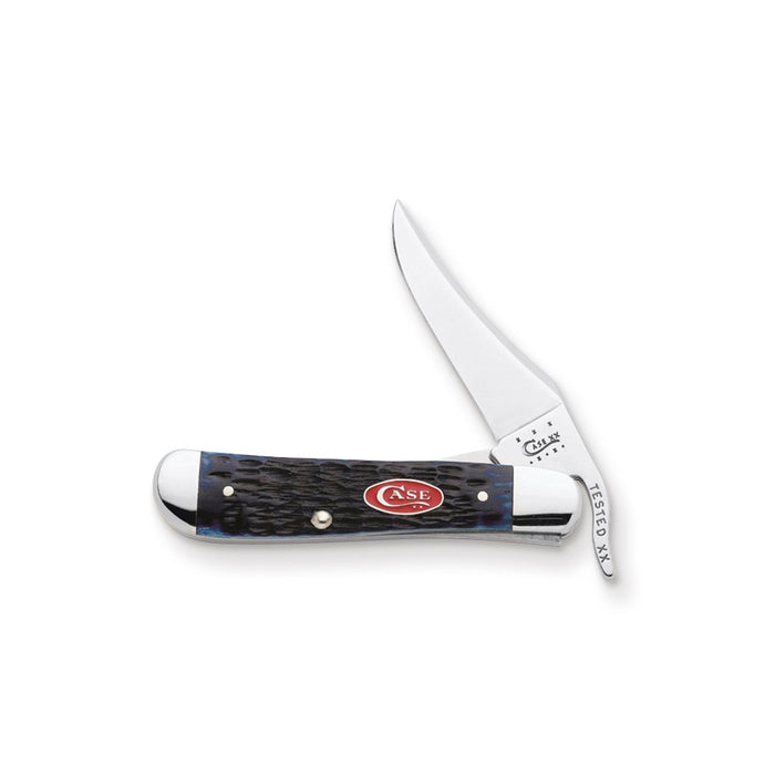 Case Navy Blue with Red Shield RussLock Knife