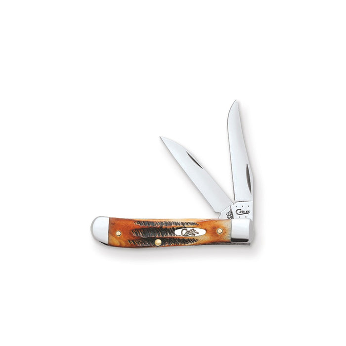 Case Bone Stag Mini Trapper with Wharncliff Blade Knife
