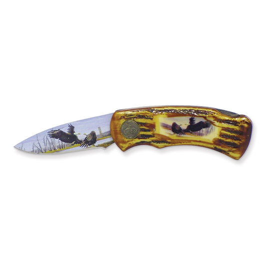Eagle Wild Outdoors Wood Grain Knife