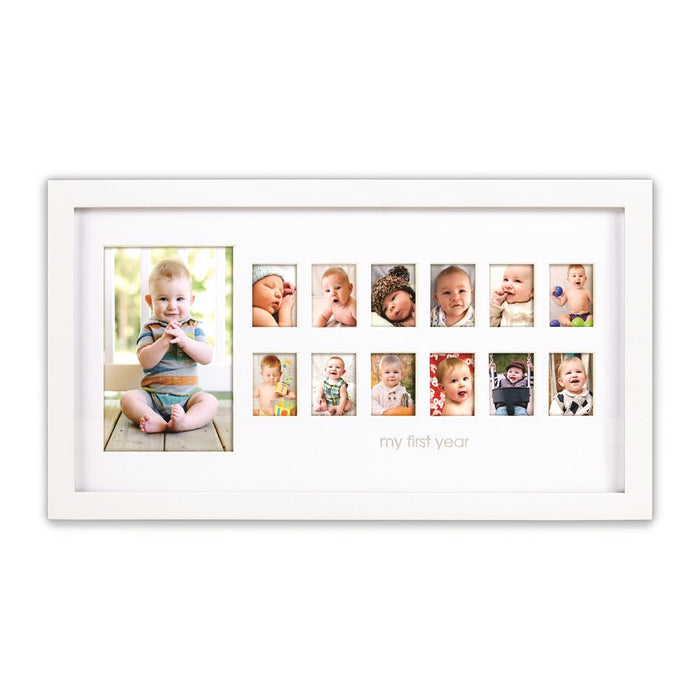 Occasion Gallery Baby Keepsake Gifts:  White Photo Moments Frame