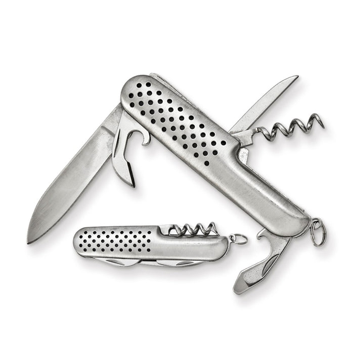Silver-tone 5 Function Knife