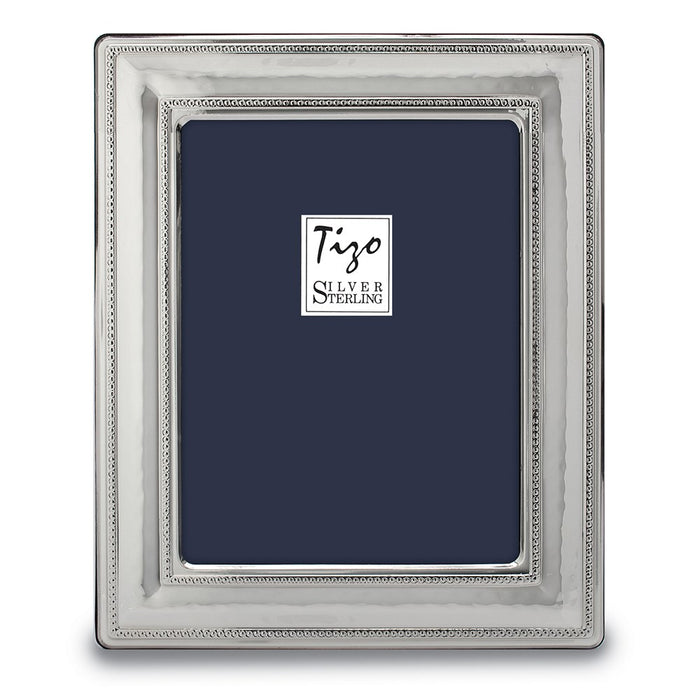 Occasion Gallery 925 Sterling Silver 7.5x9.5 Rope Edge Photo Picture Frame