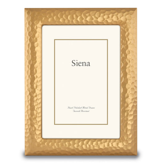 Occasion Gallery Gold-tone Hammered 8x10 Photo Picture Frame