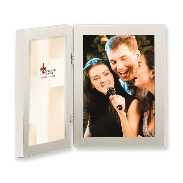 Occasion Gallery Aluminum 4 x 6 Double Photo Picture Frame
