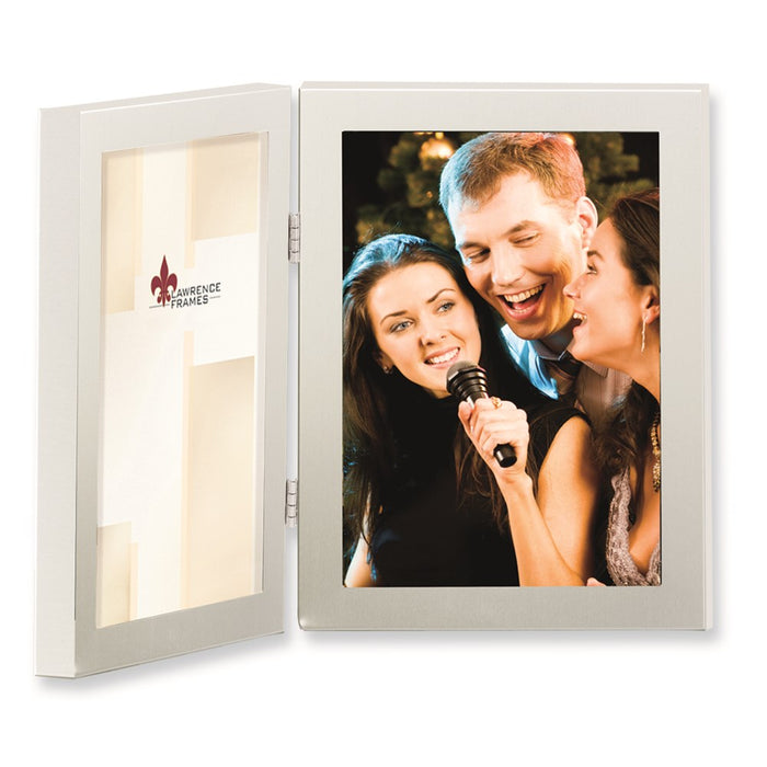 Occasion Gallery Aluminum 5 x 7 Double Photo Picture Frame