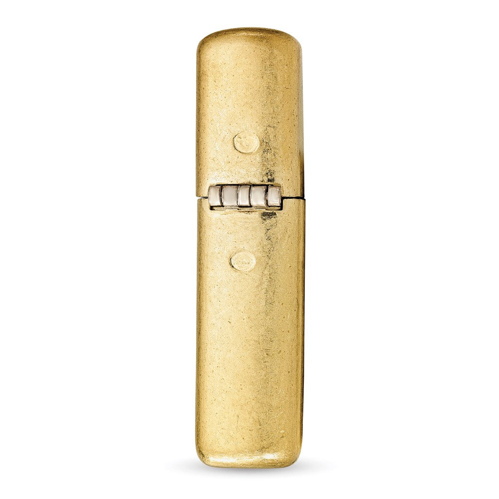 Zippo Armor Tumbled Brass Lighter