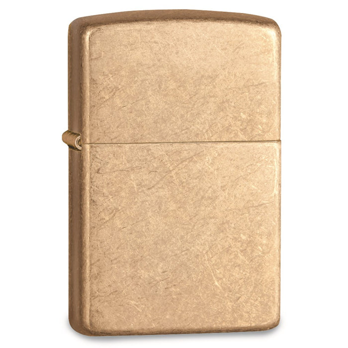 Zippo Armor Tumbled Brass Lighter