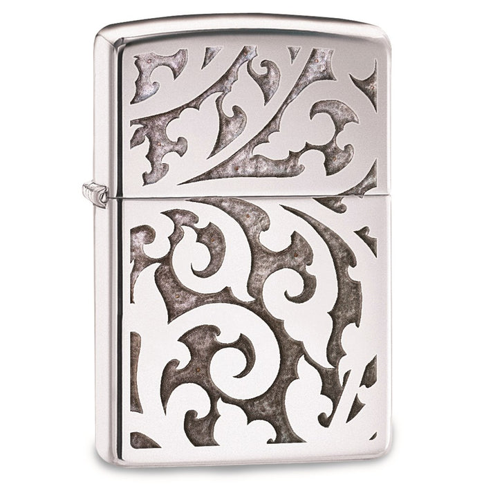 Zippo Filigree High Polish Chrome Lighter