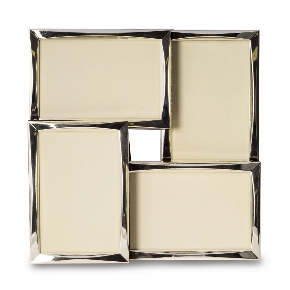 Occasion Gallery Silver-tone Collage Four 4x6 Photo Picture Frame