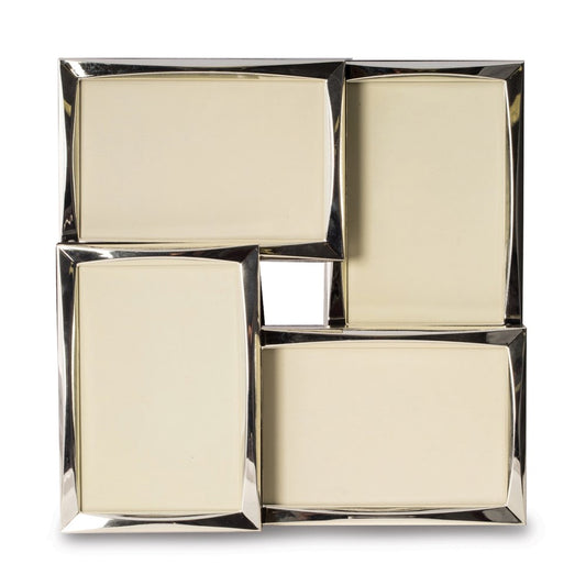 Occasion Gallery Silver-tone Collage Four 4x6 Photo Picture Frame