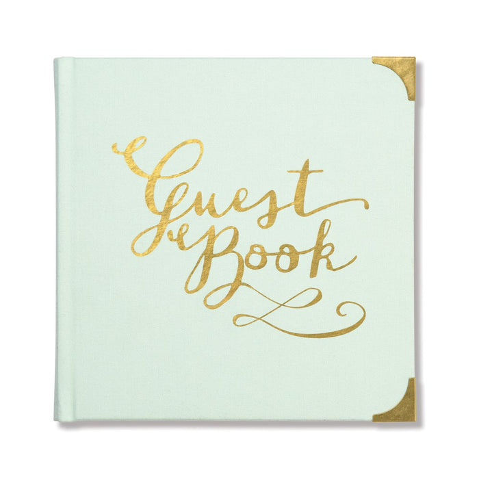 Gilded Mint Deluxe Guest Book