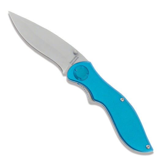 Frost Cutlery Banshee Tactical Blue Anodized 4.5 inch Knife