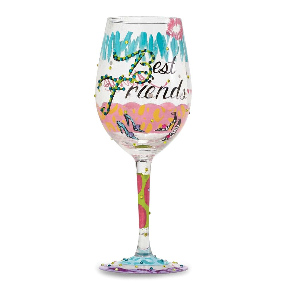 Lolita® Best Friends Always Wine Glass