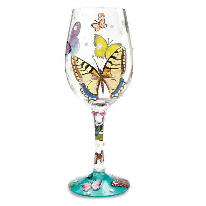 Lolita® Butterfly Wishes Wine Glass