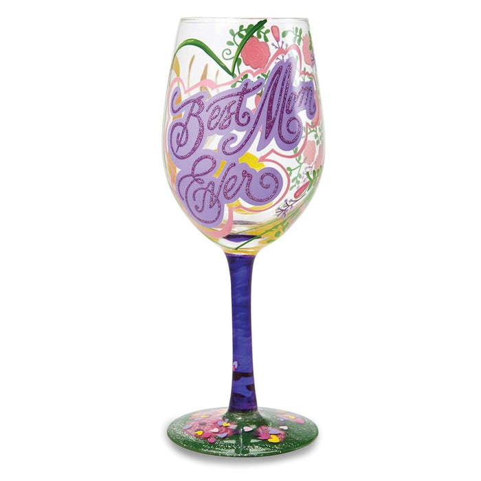 Lolita® Best Mom Ever Wine Glass