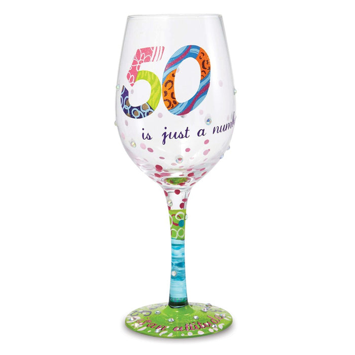Lolita® 50 Is Just a Number Wine Glass