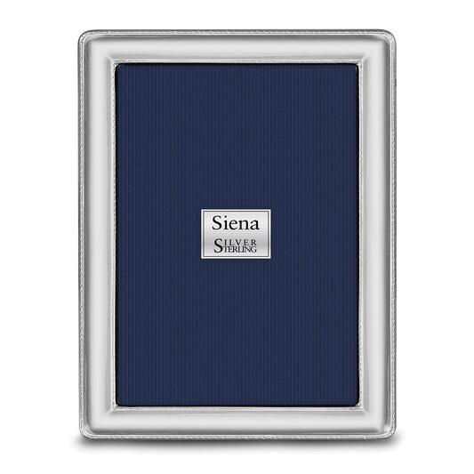 Occasion Gallery 925 Sterling Silver Rope Edge 8x10 Photo Picture Frame