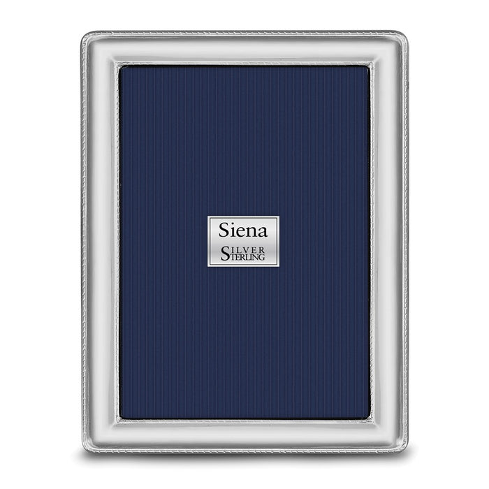 Occasion Gallery 925 Sterling Silver Rope Edge 8x10 Photo Picture Frame