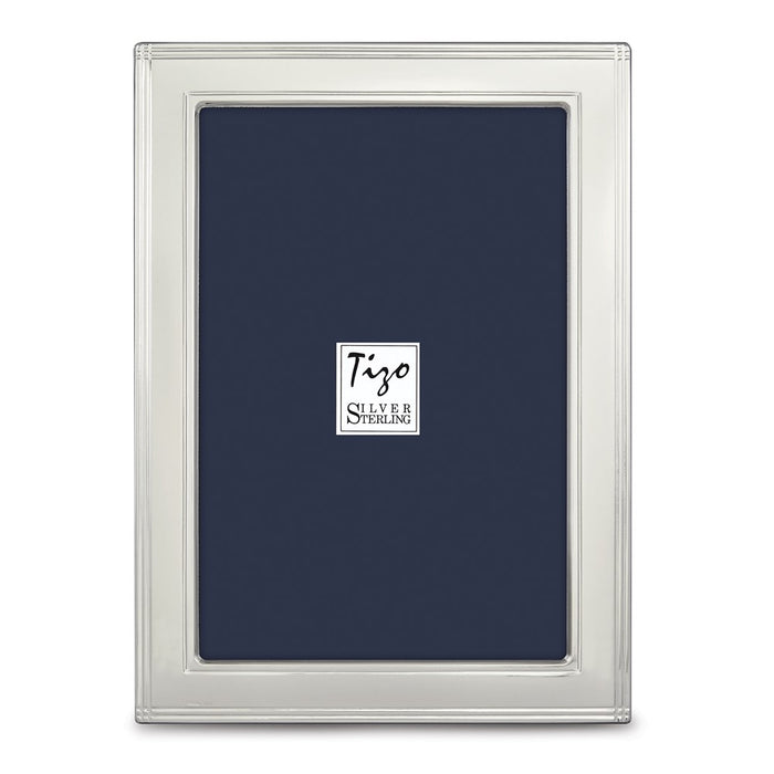 Occasion Gallery 925 Sterling Silver Lined Edge 8x10 Photo Picture Frame