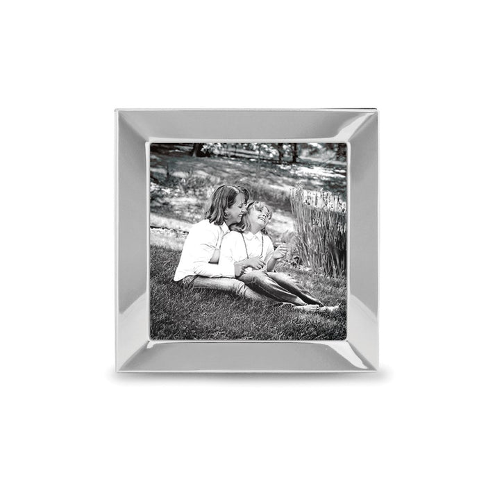 Occasion Gallery Silver-plated Plain 3x3 Photo Picture Frame