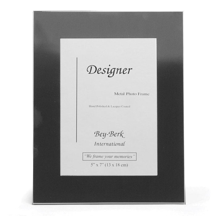 Occasion Gallery Gunmetal-plated 5x7 Photo Picture Frame