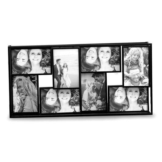 Occasion Gallery Black Metal 4x6 Photo Collage Frame