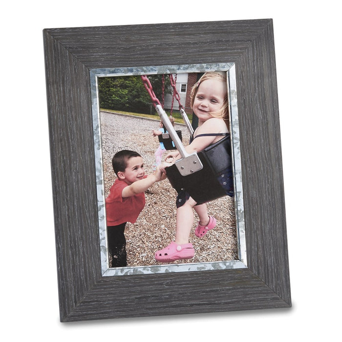 Occasion Gallery Weathered Grey Wood 4 x 6 Photo Picture Frame