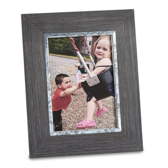 Occasion Gallery Weathered Grey Wood 5 x 7 Photo Picture Frame