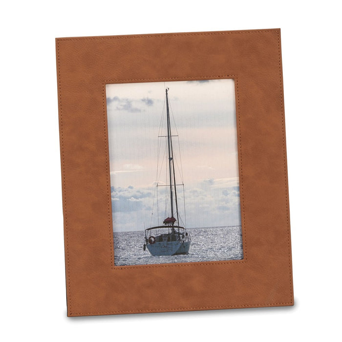 Occasion Gallery Caramel Leatherette 5 X 7 Photo Picture Frame