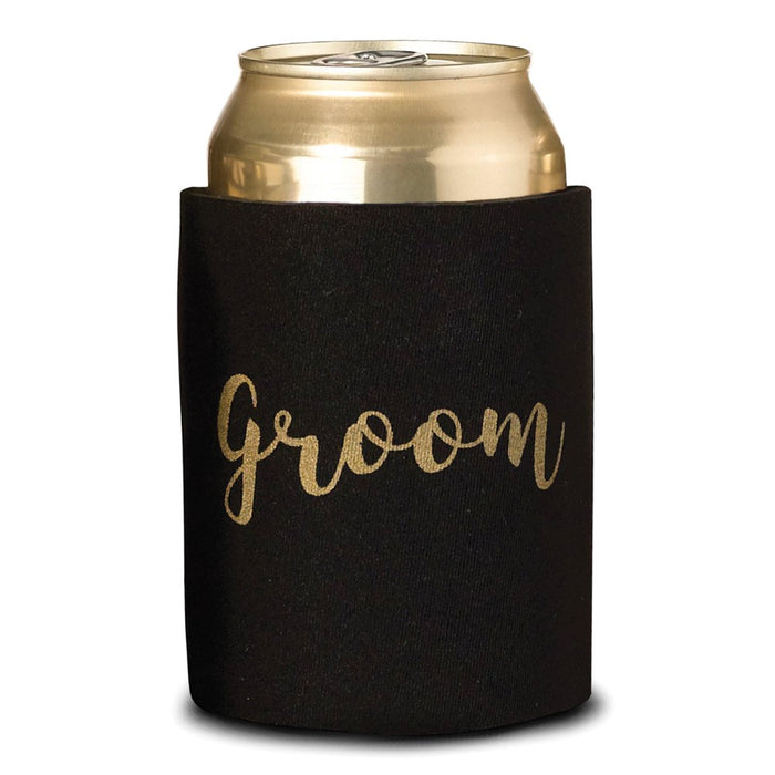 Lillian Rose Black and Gold Groom Cozy