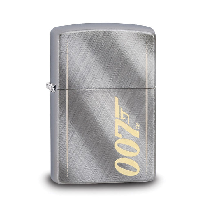 Zippo 007 Diagonal Weave Laser Two Tone Lighter