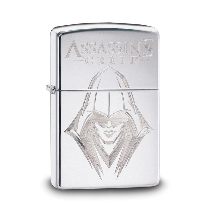 Zippo Assassins Creed High Polish Chrome Auto Engrave Lighter