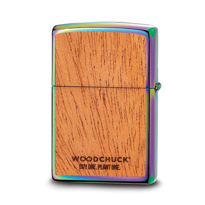 Zippo Woodchuck Multi Color Leaf w/ Mahogany Emblem Lighter