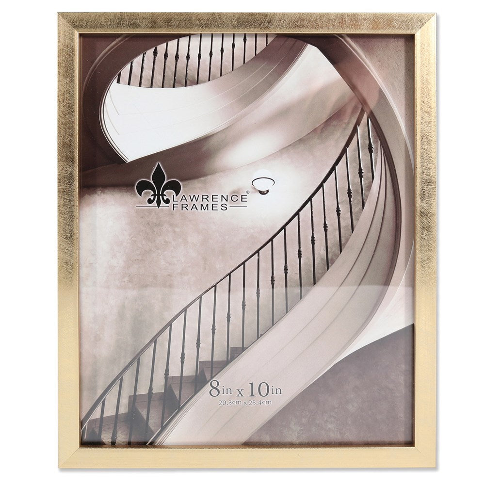 Occasion Gallery 8x10 Chloe Contemporary Gold-tone Photo Picture Frame