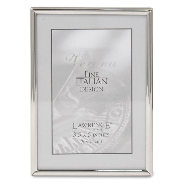 Occasion Gallery 3.5x5 Simply Silver-tone Metal Photo Picture Frame