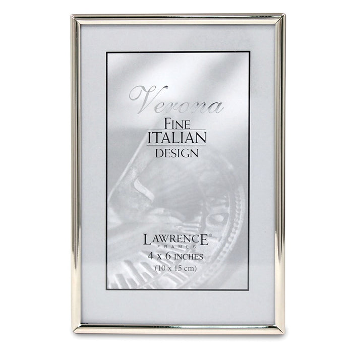 Occasion Gallery 4x6 Simply Silver-tone Metal Photo Picture Frame