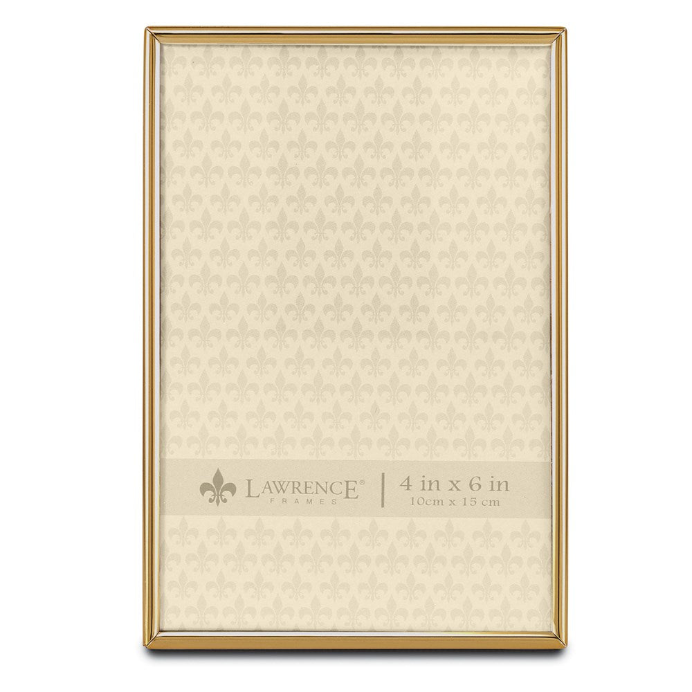 Occasion Gallery 4x6 Simply Gold-tone Metal Photo Picture Frame