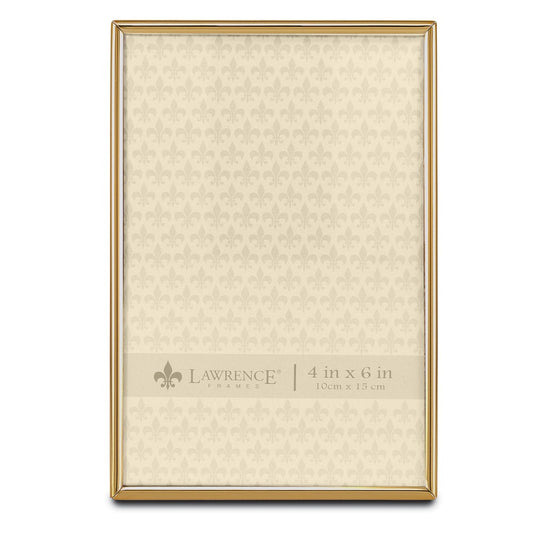 Occasion Gallery 4x6 Simply Gold-tone Metal Photo Picture Frame