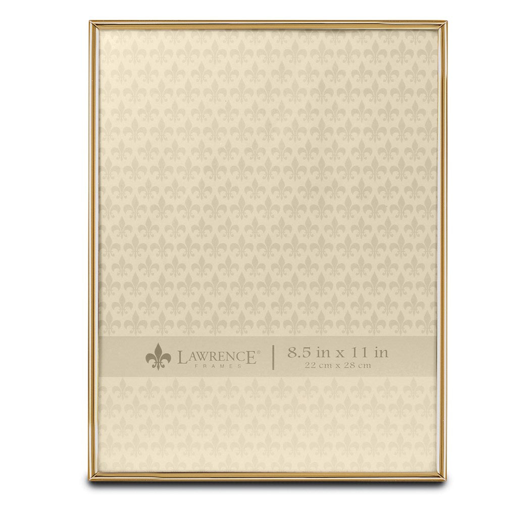 Occasion Gallery 8.5x11 Simply Gold-tone Metal Photo Picture Frame