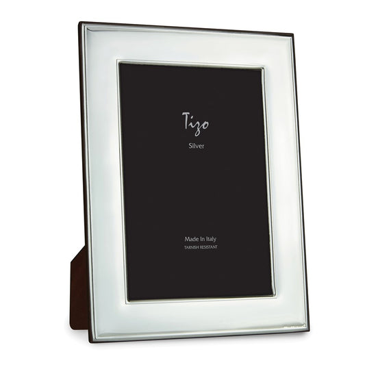 Occasion Gallery 925 Sterling Silver Plain Wide 4x6 Photo Picture Frame