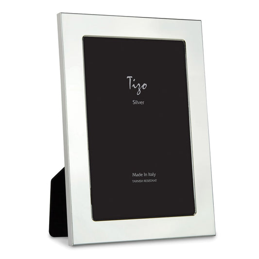Occasion Gallery 925 Sterling Silver Flat Plain 4x6 Photo Picture Frame