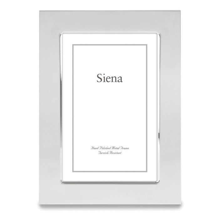 Occasion Gallery Silver-plated Plain Wide 4x6 Photo Picture Frame