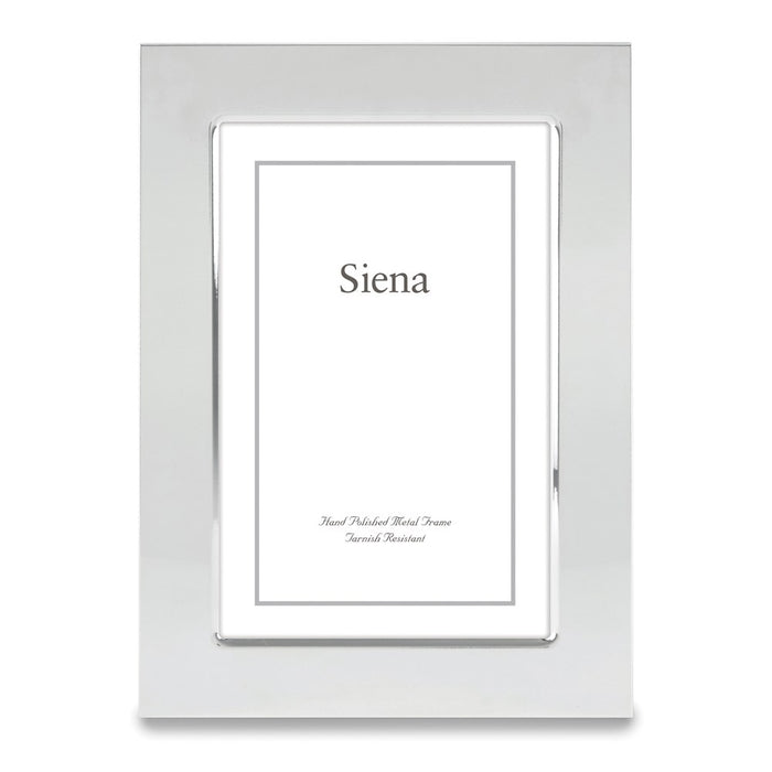 Occasion Gallery Silver-plated Plain Wide 5x7 Photo Picture Frame