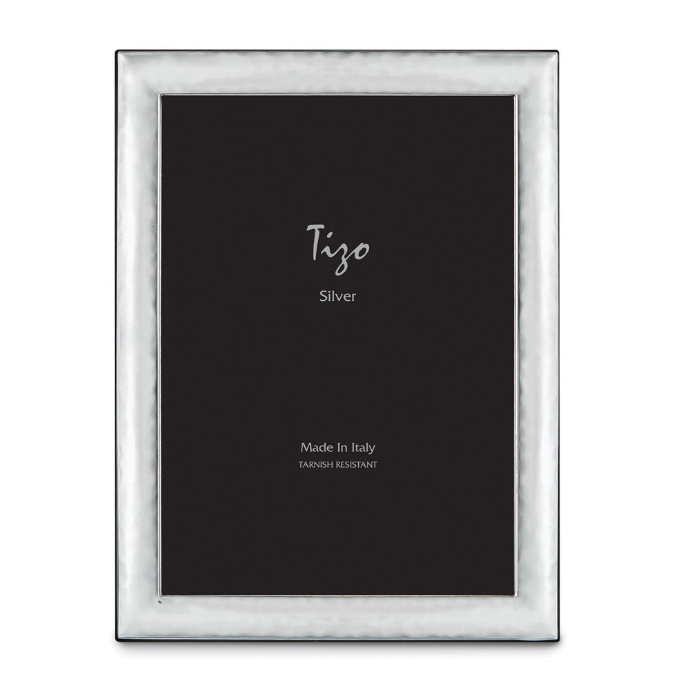 Occasion Gallery 925 Sterling Silver Hammered Rounded 4x6 Photo Picture Frame