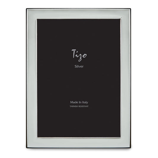 Occasion Gallery 925 Sterling Silver Plain 5x7 Photo Picture Frame