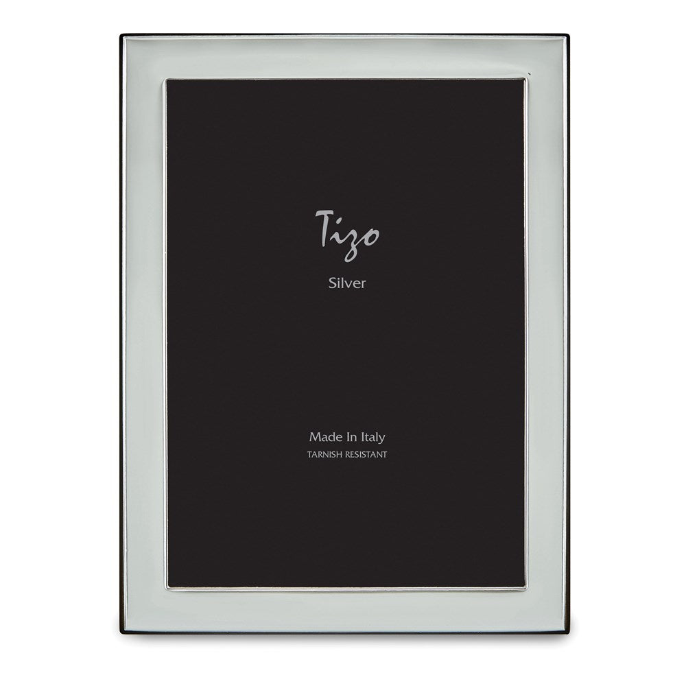 Occasion Gallery 925 Sterling Silver Plain 8x10 Photo Picture Frame