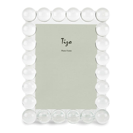Occasion Gallery Crystal Glass 5x7 Bubble Photo Picture Frame