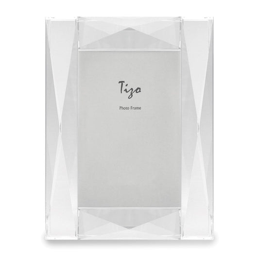 Occasion Gallery Crystal Glass Diamond-cut 4x6 Photo Picture Frame